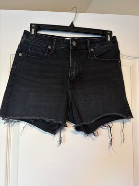 Black Denim Shorts